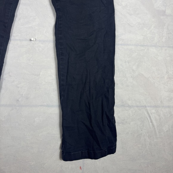 Dickies Womens Chino Pants Black Flat Front Bootcut Leg Workwear Size 11/30 - Picture 6 of 11